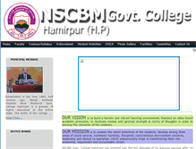 Tablet Screenshot of gchamirpur.org